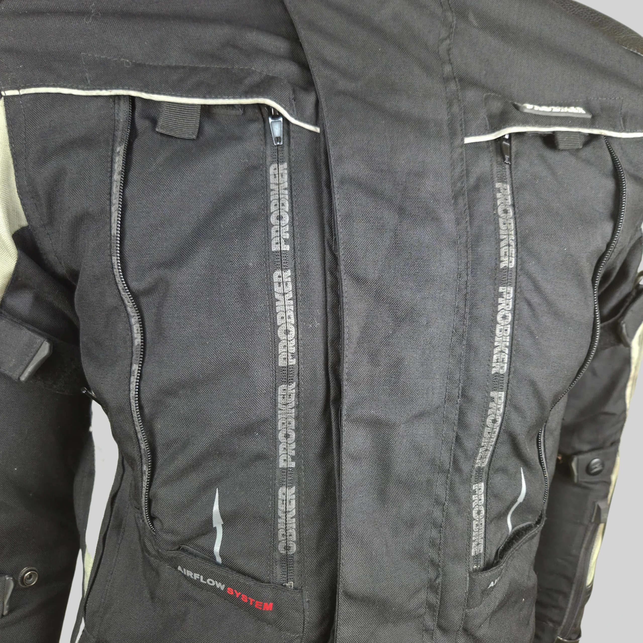 Probiker Мъжко лятно мото яке от текстил и кожа S