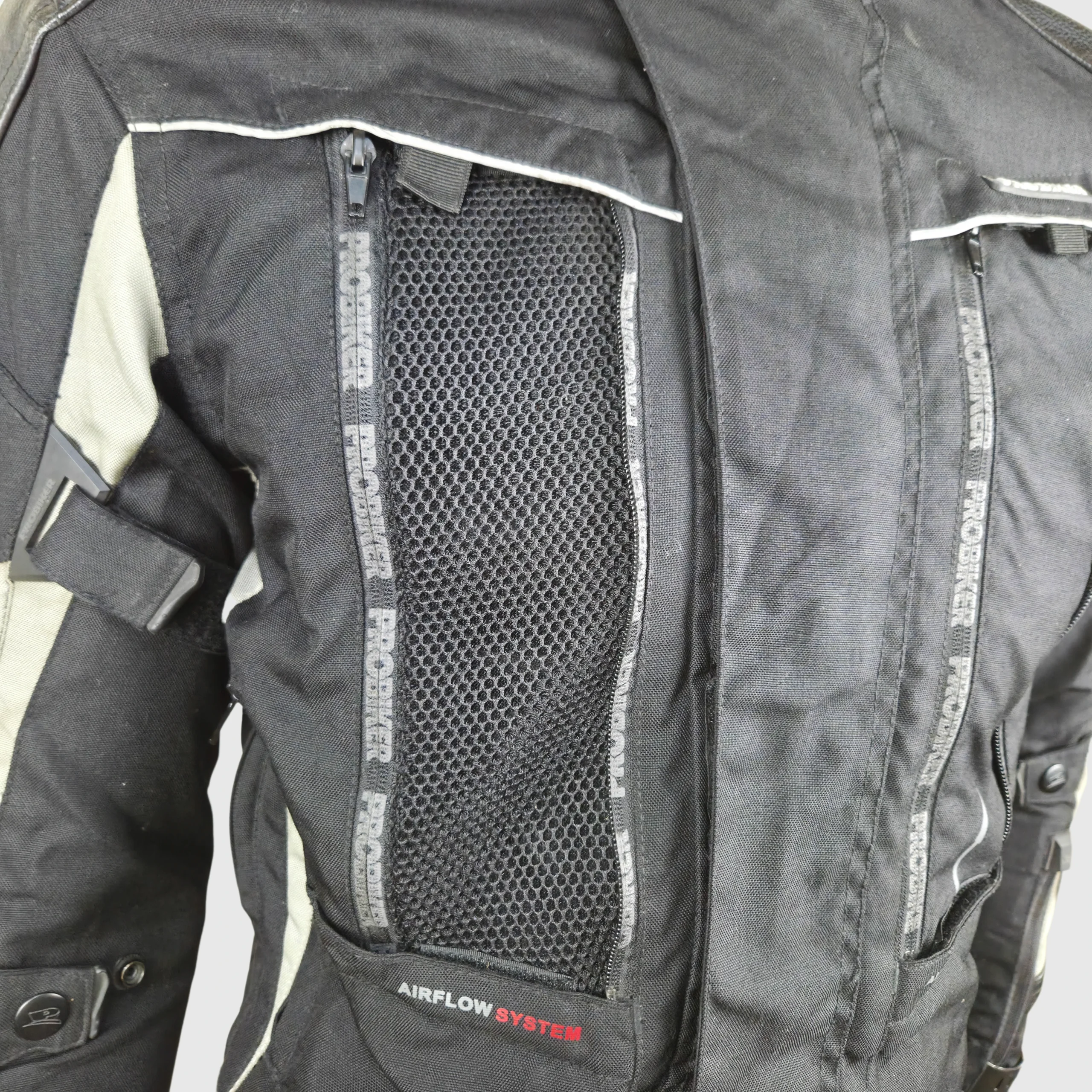 Probiker Мъжко лятно мото яке от текстил и кожа S