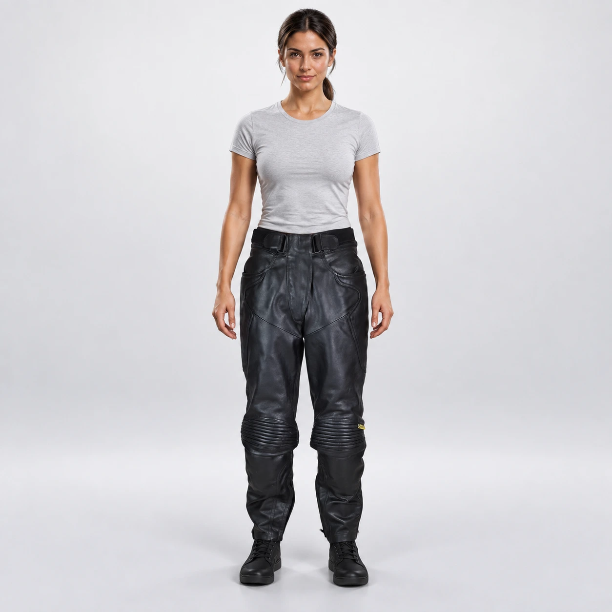 Reusch Дамски кожен мото панталон L
