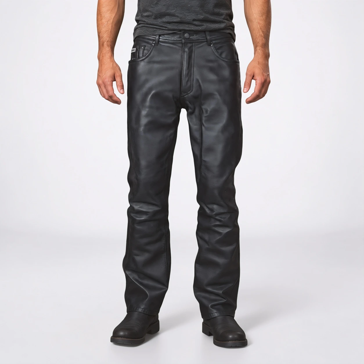 Vanucci Мъжки кожен панталон M – SKU 5719-1