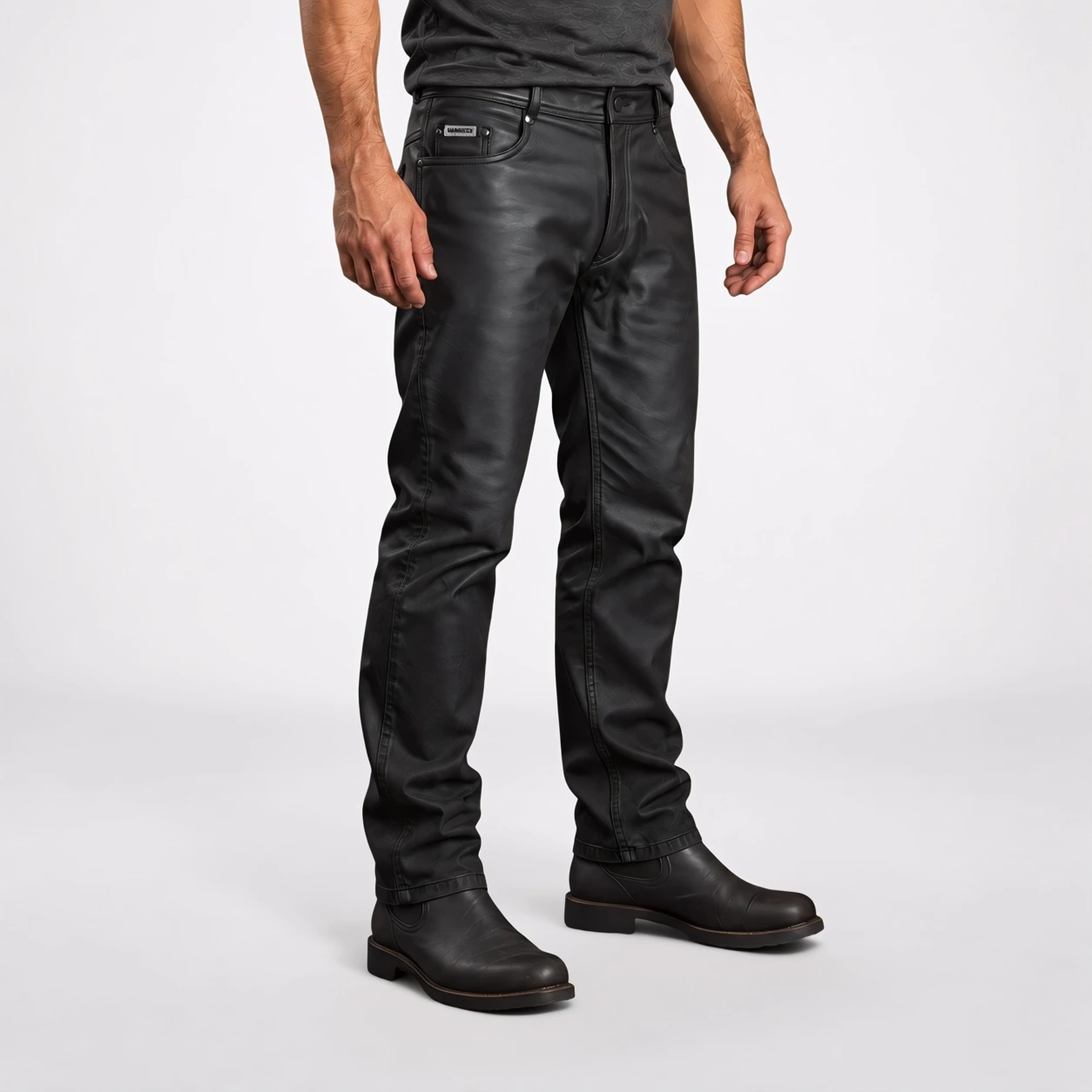 Vanucci Мъжки кожен панталон M – SKU 5719-3